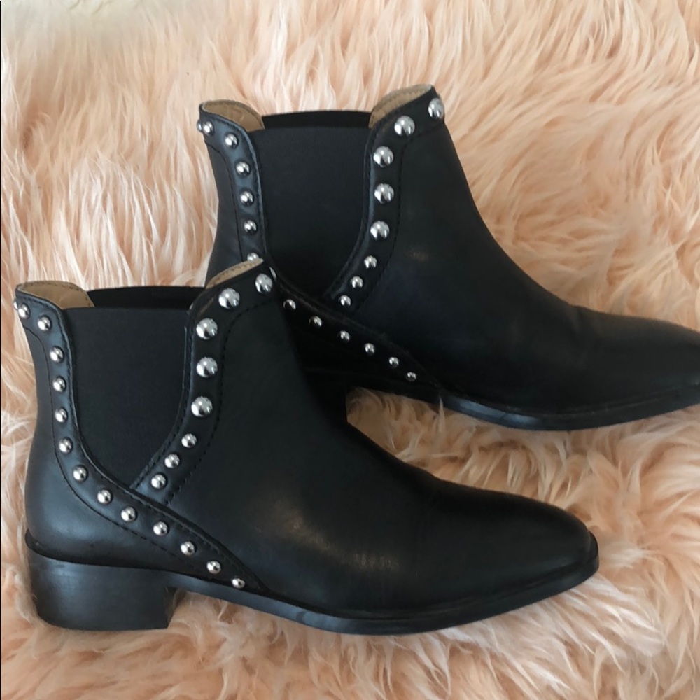 Black zara boots